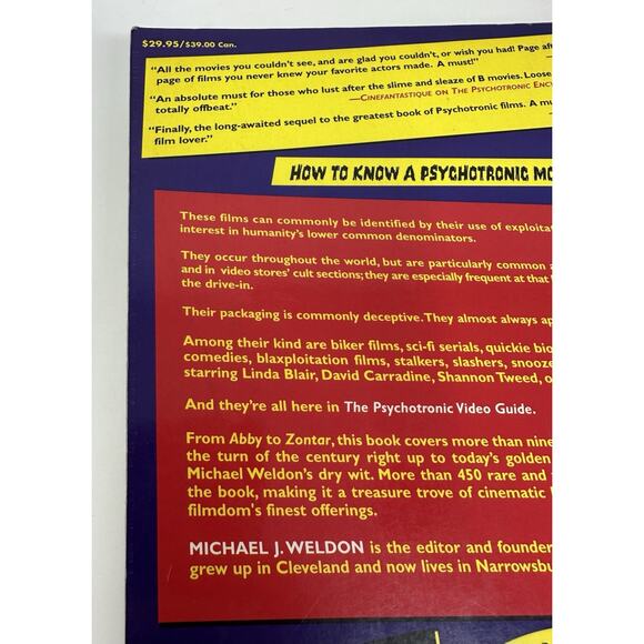 Psychotronic Video Guide by Michael J. Weldon 1996 - Picture 12 of 16